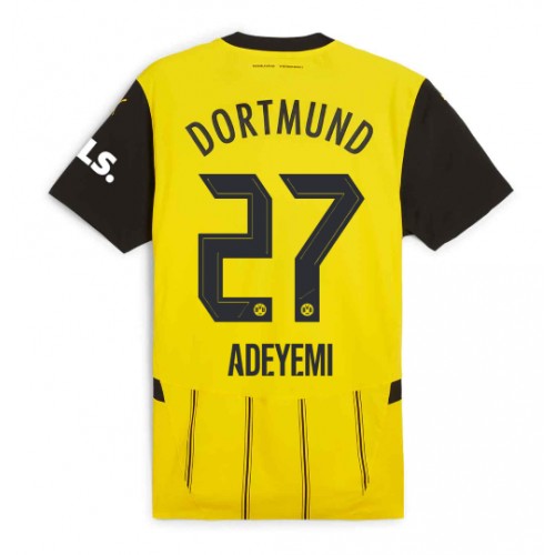 Fotbalové Dres Borussia Dortmund Karim Adeyemi #27 Domácí 2024-25 Krátký Rukáv